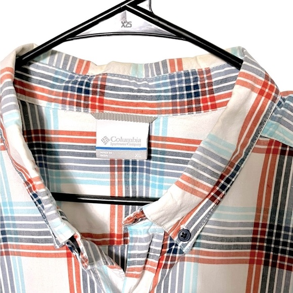 Columbia Plaid Button Down Shirt Size X Large - Picture 3 of 3